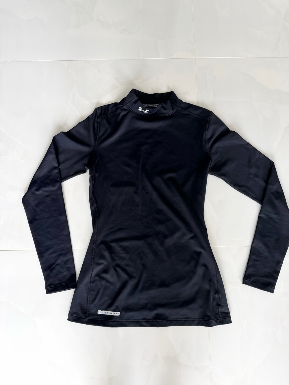 Under Armour Coldgear Mockneck Long Sleeve Fitted Top Size M